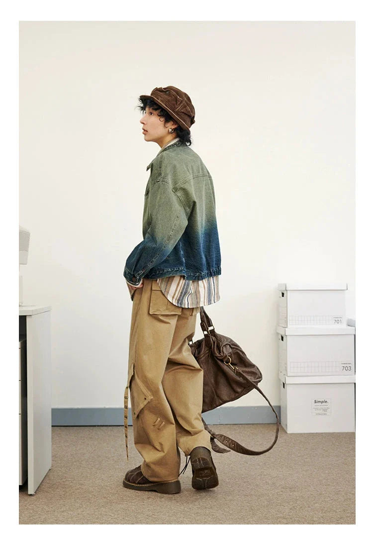 Octopusme Gradient Denim Jacket