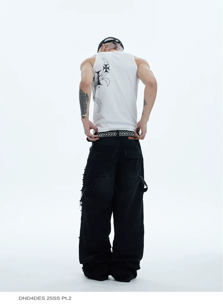 Gothic Letter Tattoo Tank Top