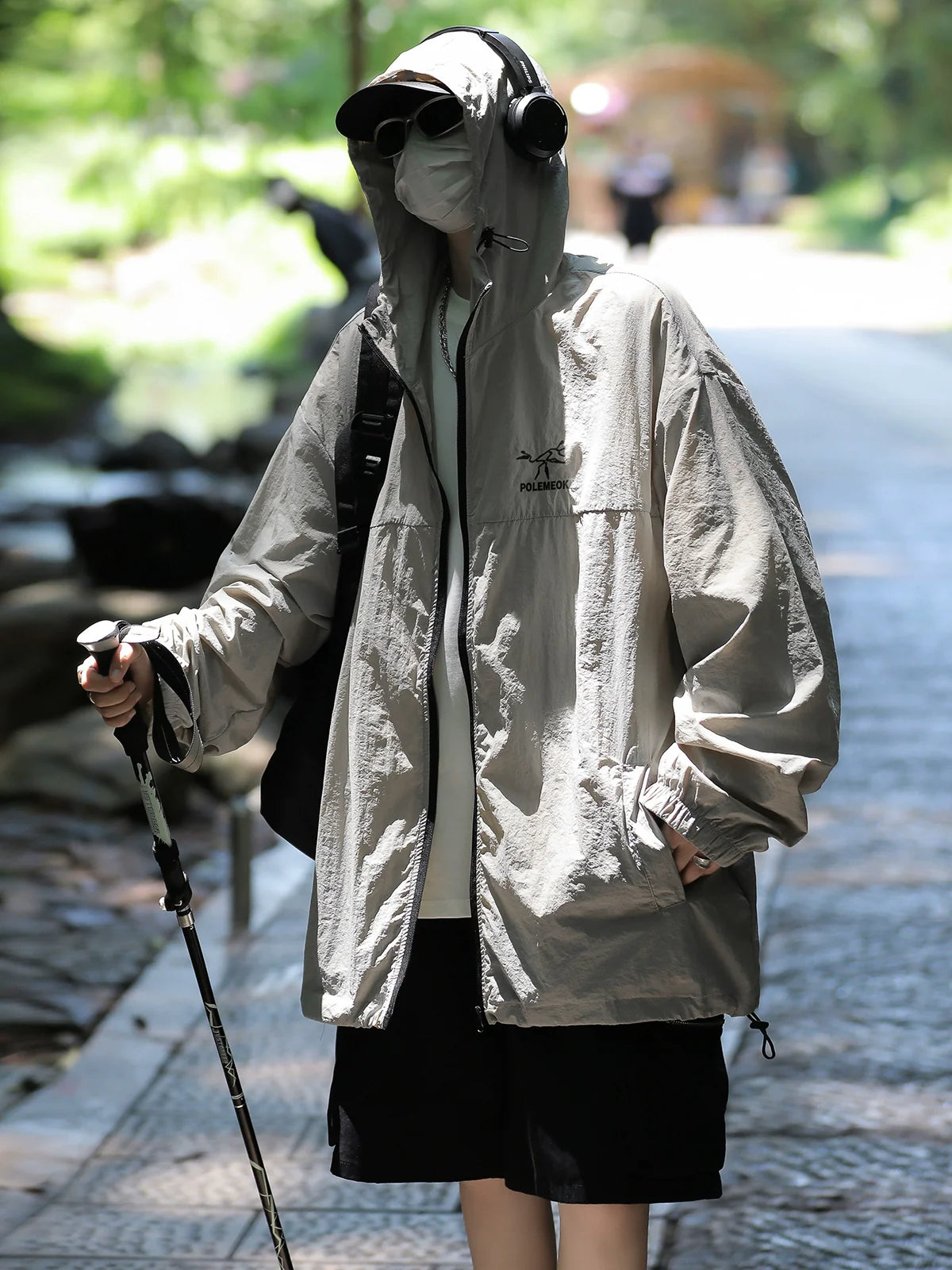 Lightweight Hooded Outdoor Sun Protection Jacket