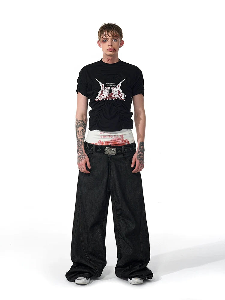 Black Graphic Logo T-Shirt