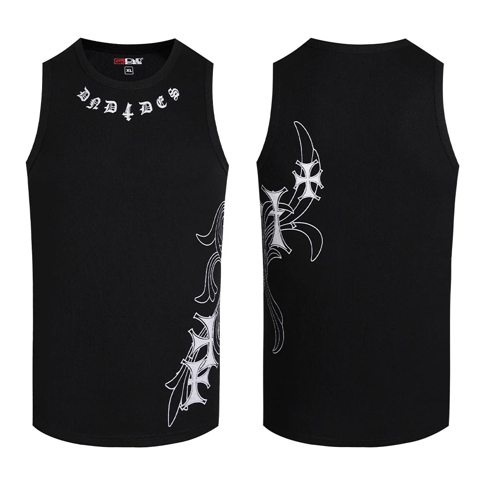 Gothic Letter Tattoo Tank Top