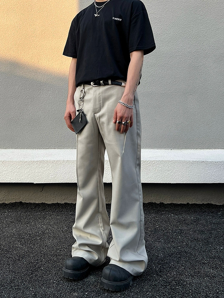 Sand Drift Wide-Leg Trousers