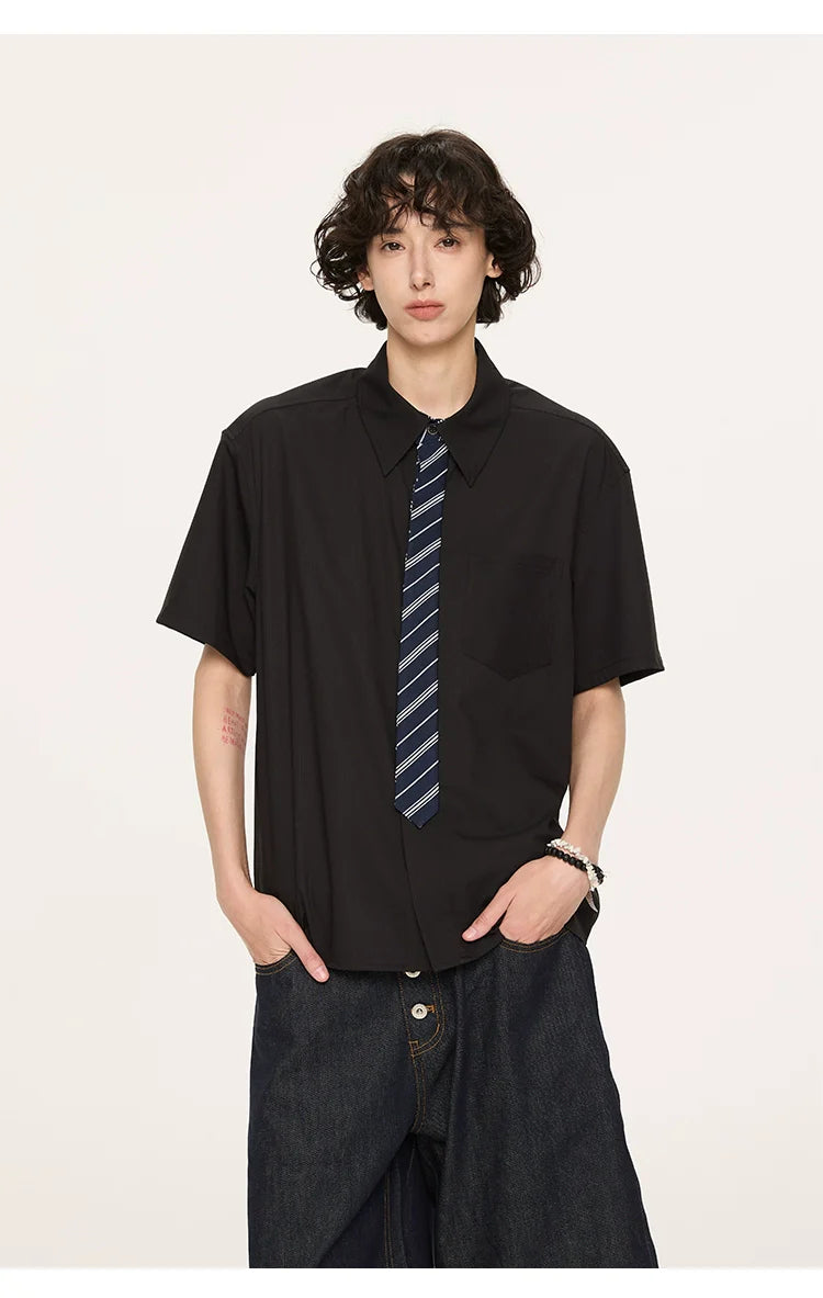 Preppy Short Sleeve Shirt