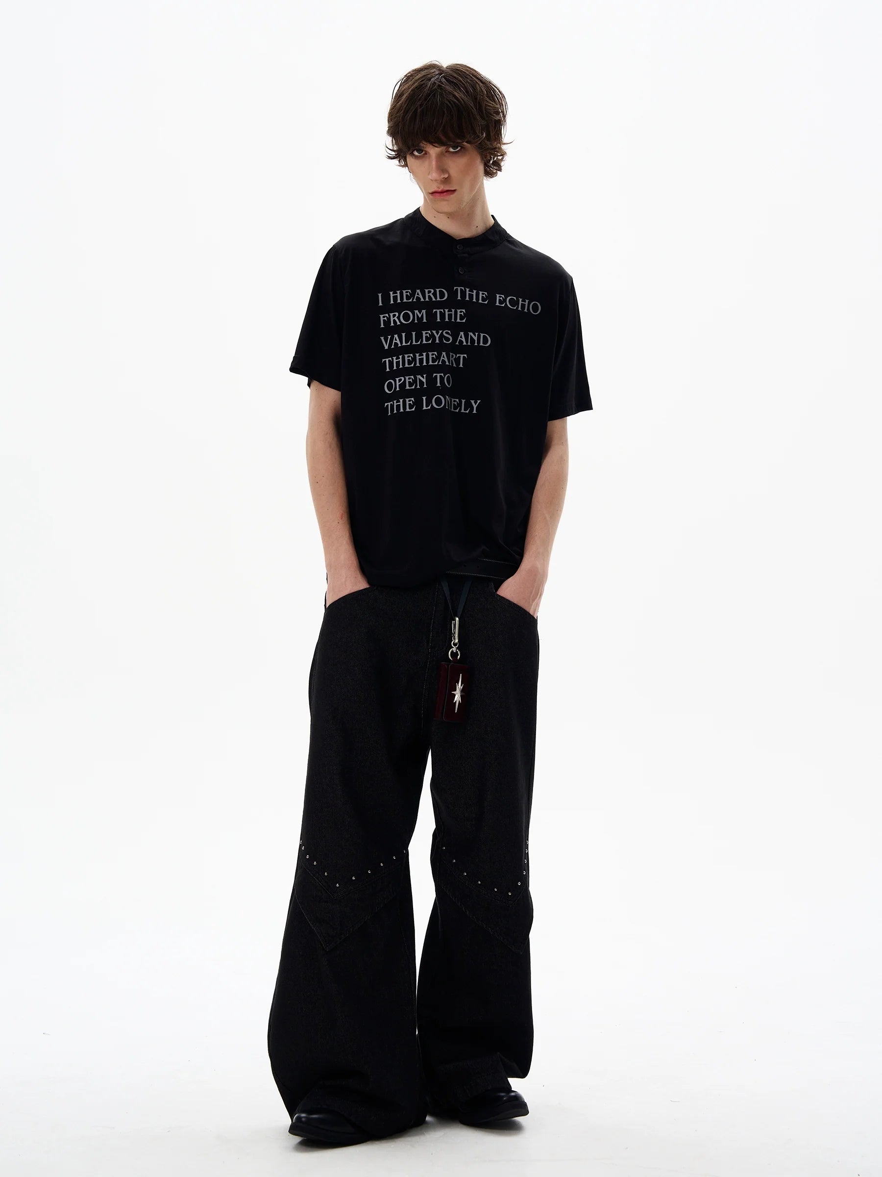 Echo Valley Quote Henley Shirt