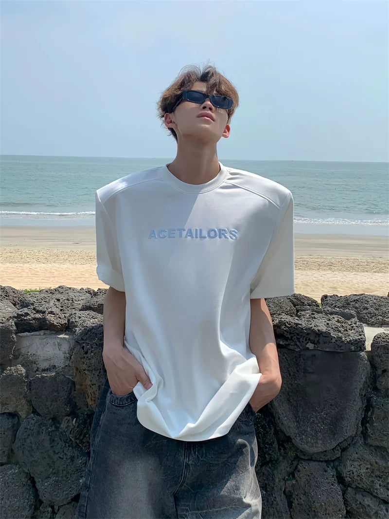 오버사이즈 로고 티셔츠