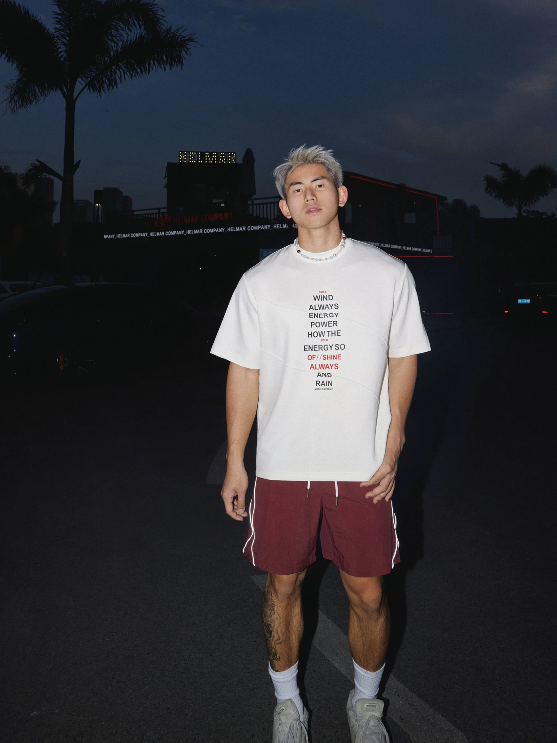 Reflective Stripe Swim Shorts