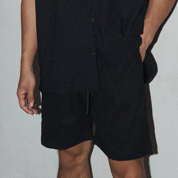 White Linen Two-Piece Set