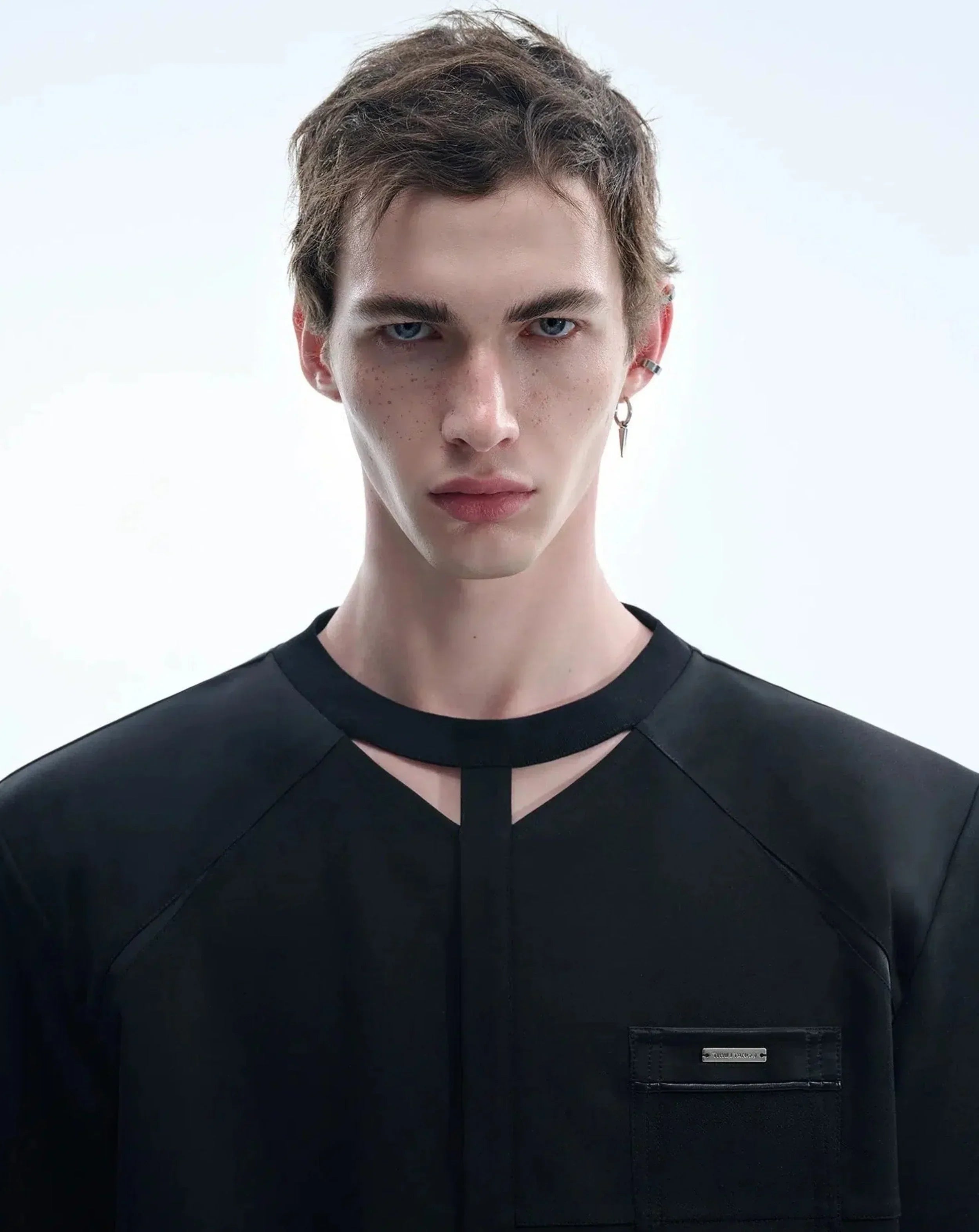 Modern Structured Layer T-Shirt - chiclara