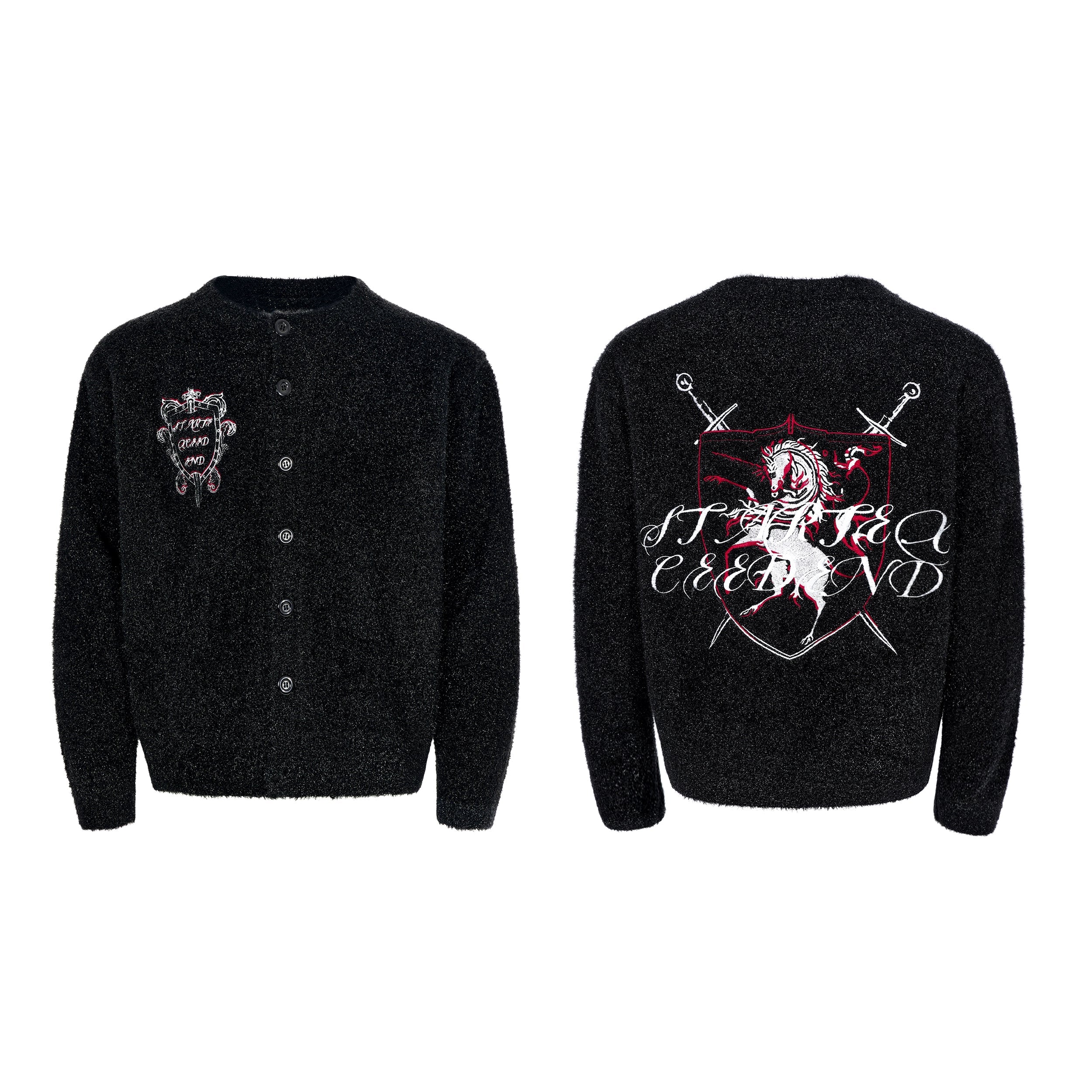 Knightmare Crest Fuzzy Sweatshirt