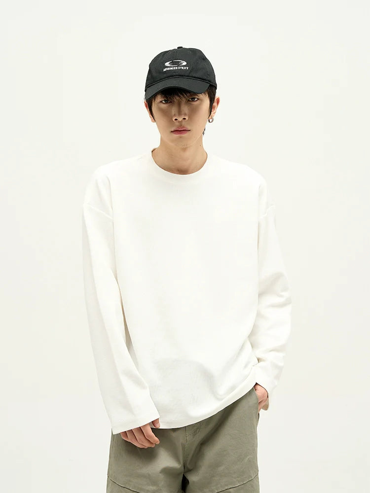 Long-Sleeve Crew Neck T-Shirt