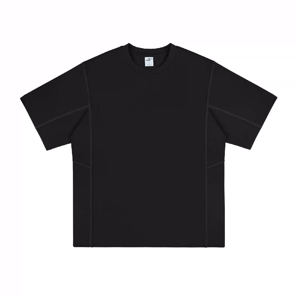 Loose Fit Patchwork Tee in Cool Cotton - chiclara