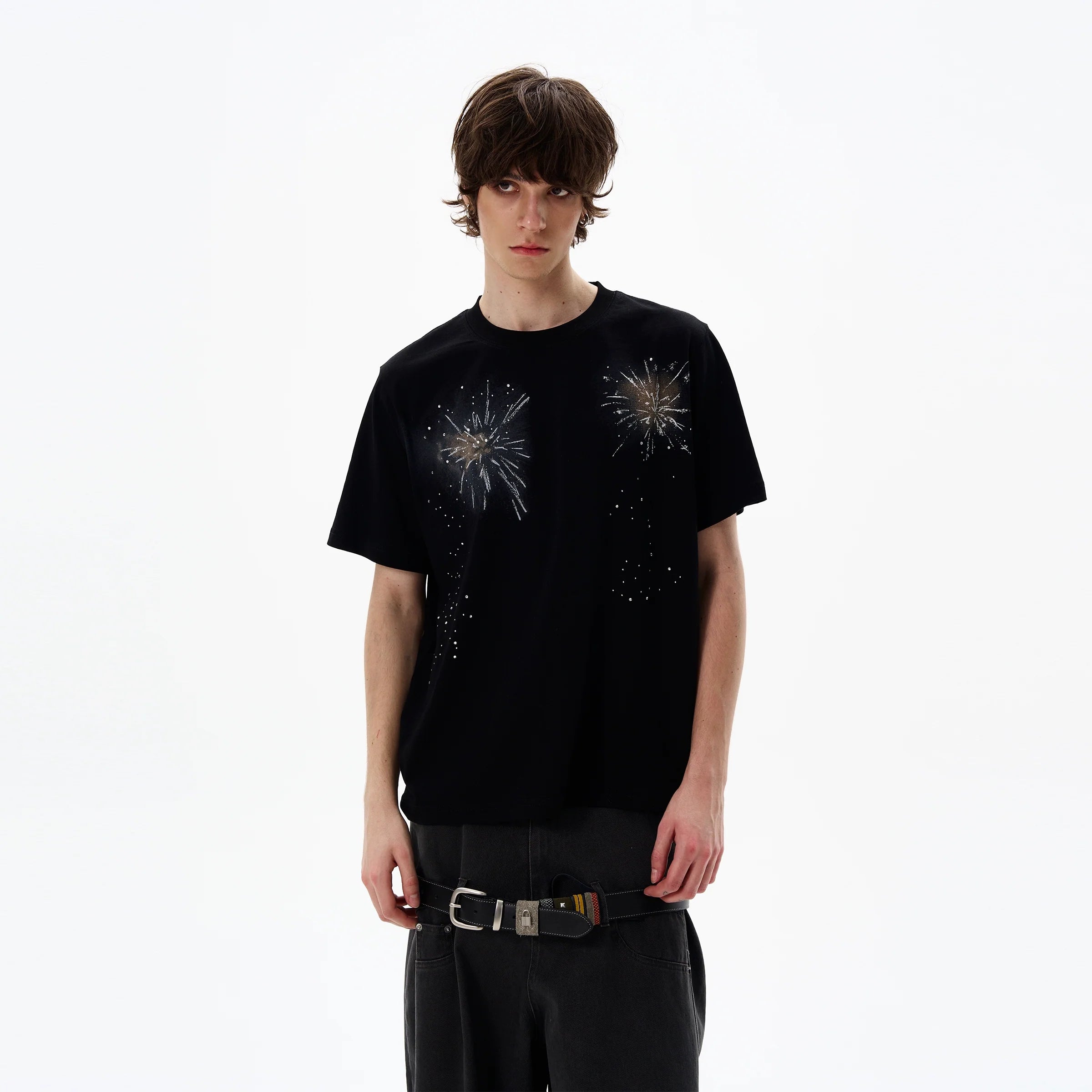 Fireworks Print T-Shirt