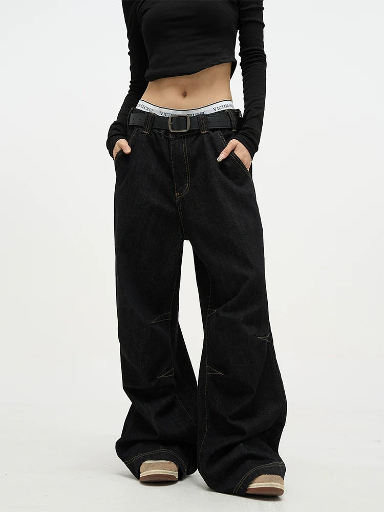 High Waist Baggy Premium Denim Jeans