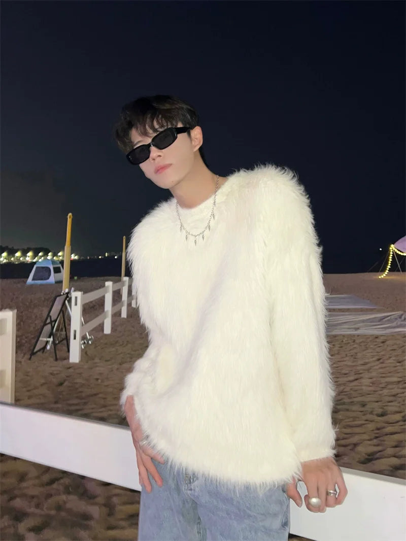 인조 모피 코트