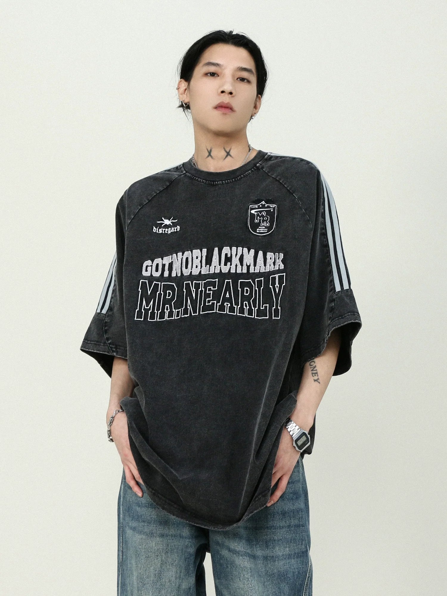 Blackmark Crest Varsity Jersey Tee