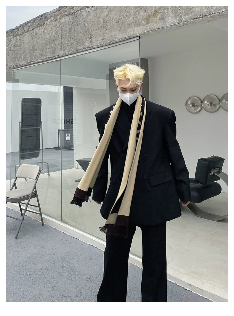 오버사이즈 블랙 블레이저 수트