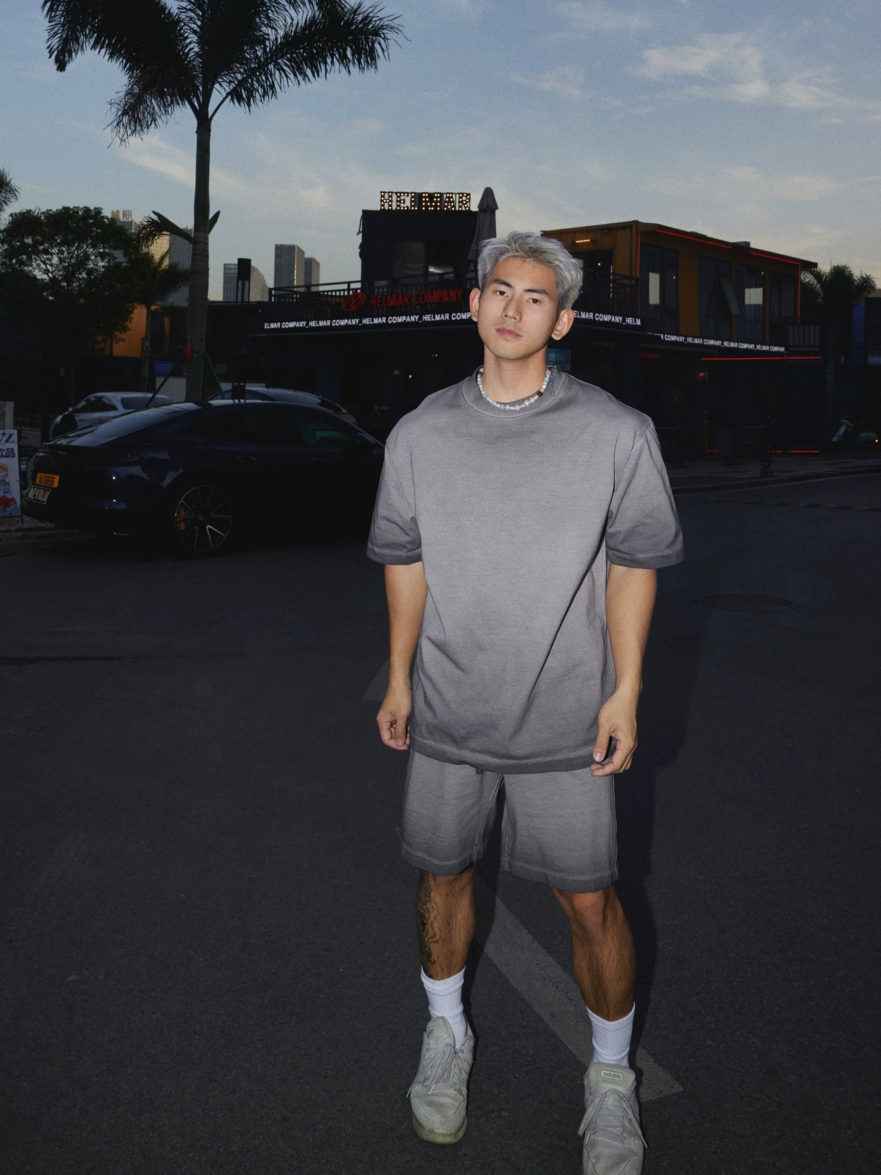 Ombre Oversized T-Shirt and Short Setup