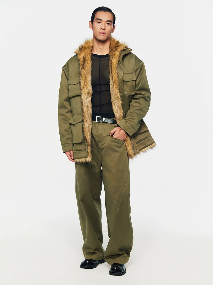 ArcticGuard 인조 털 필드 파카