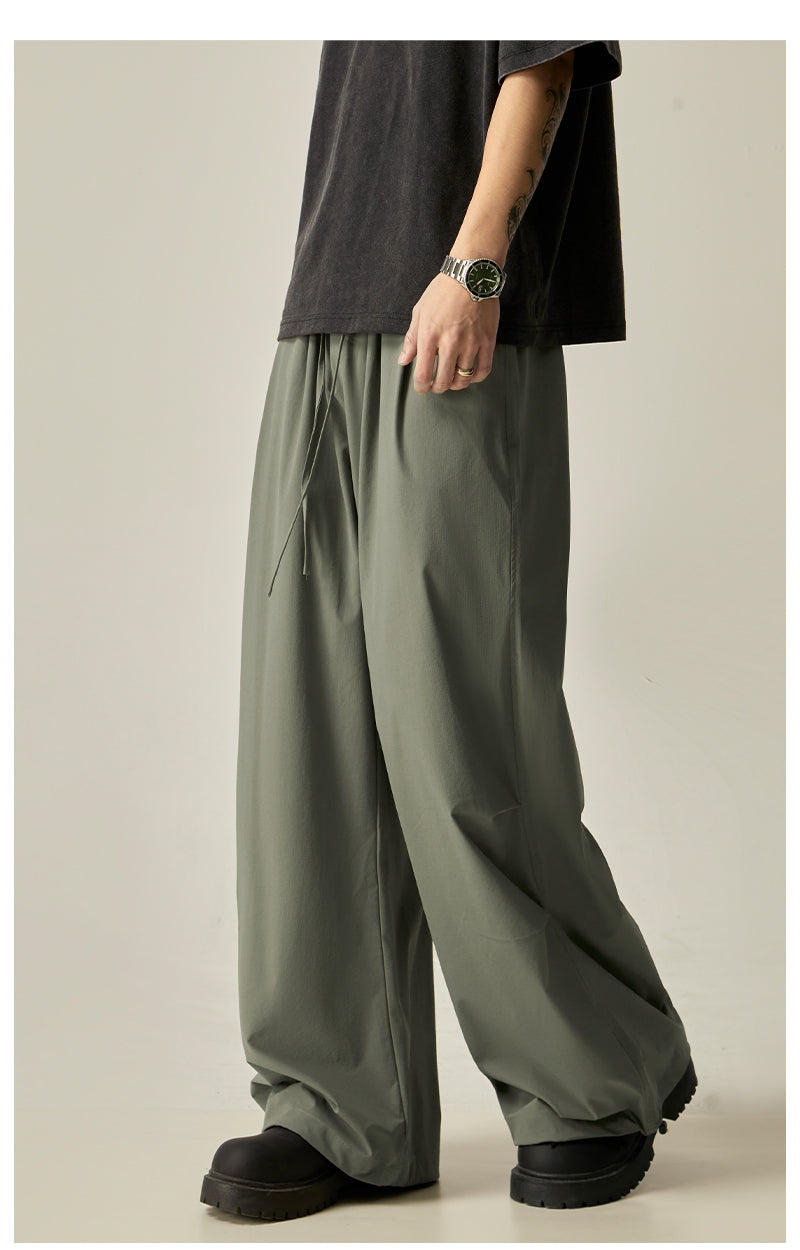 Sage Flowy Wide Leg Pants