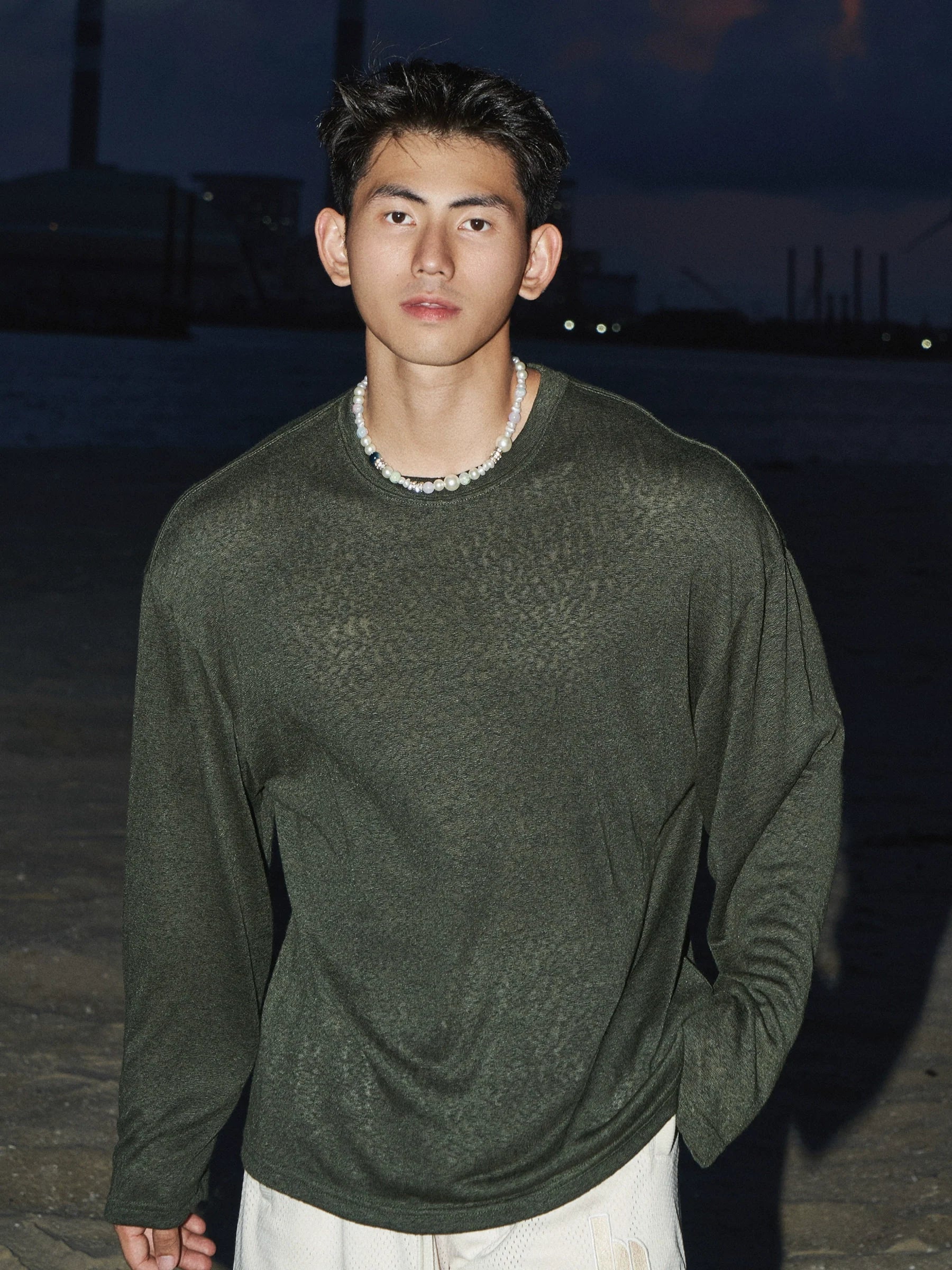 Sheer Long Sleeve Shirt