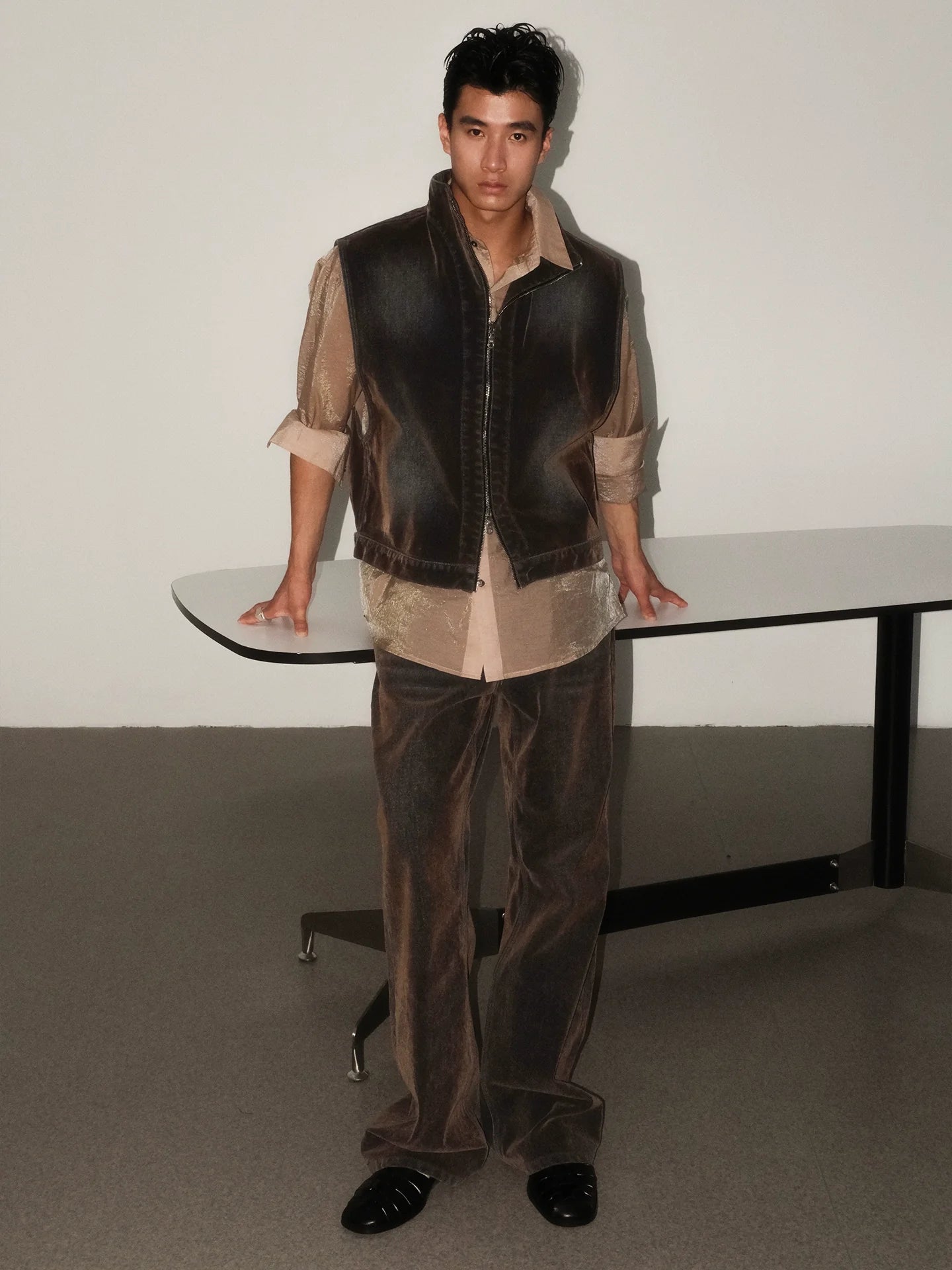 Rust Vintage Flare Jeans