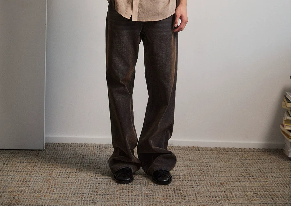 Rust Vintage Flare Jeans