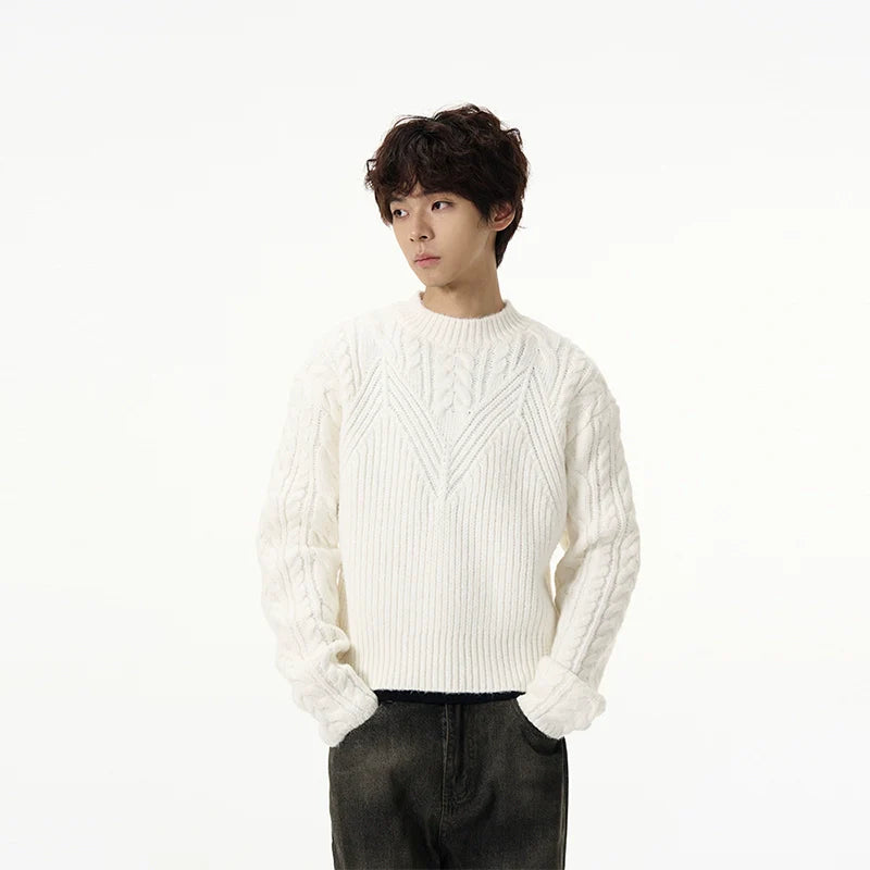 Full Cable Knit Sweater