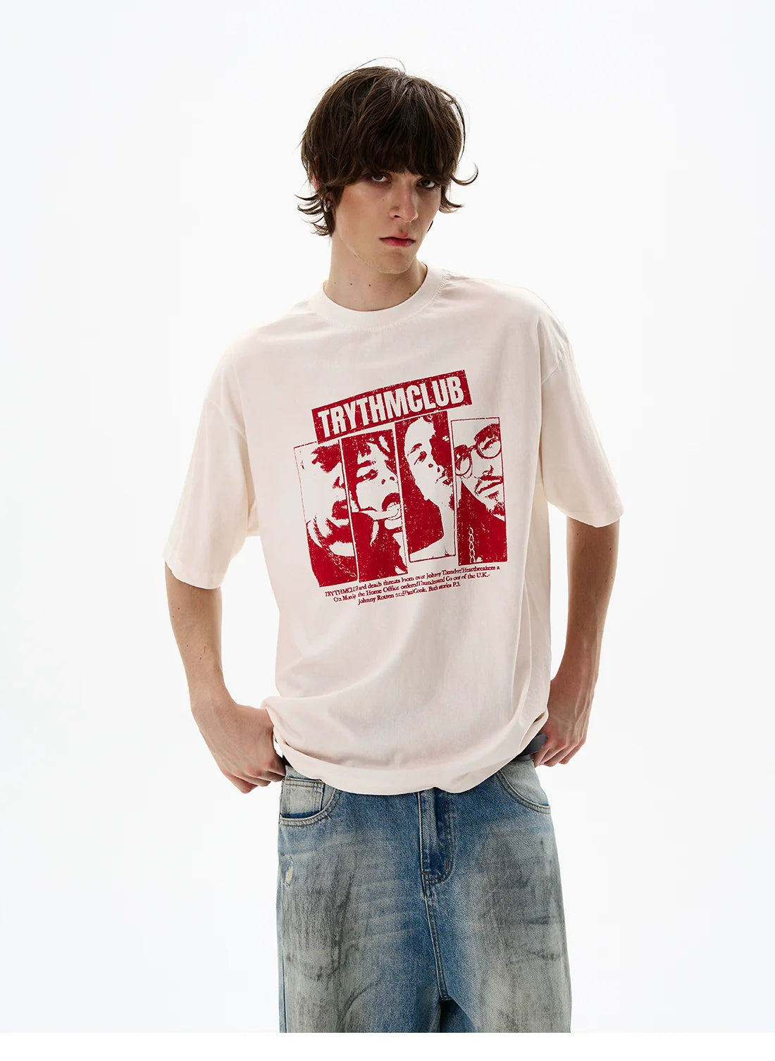 Graphic Statement Band T-Shirt