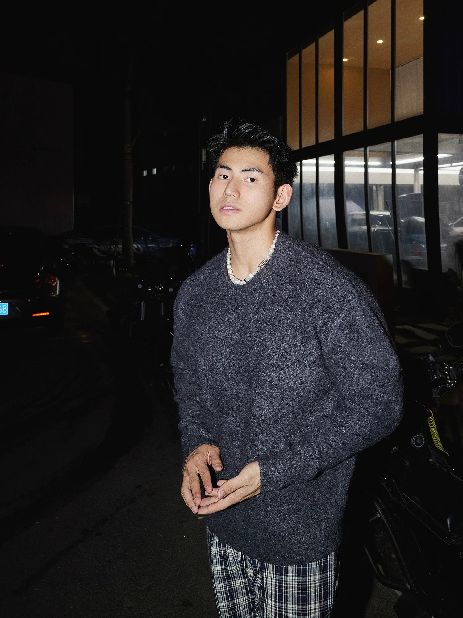 Textured Knit Sweater