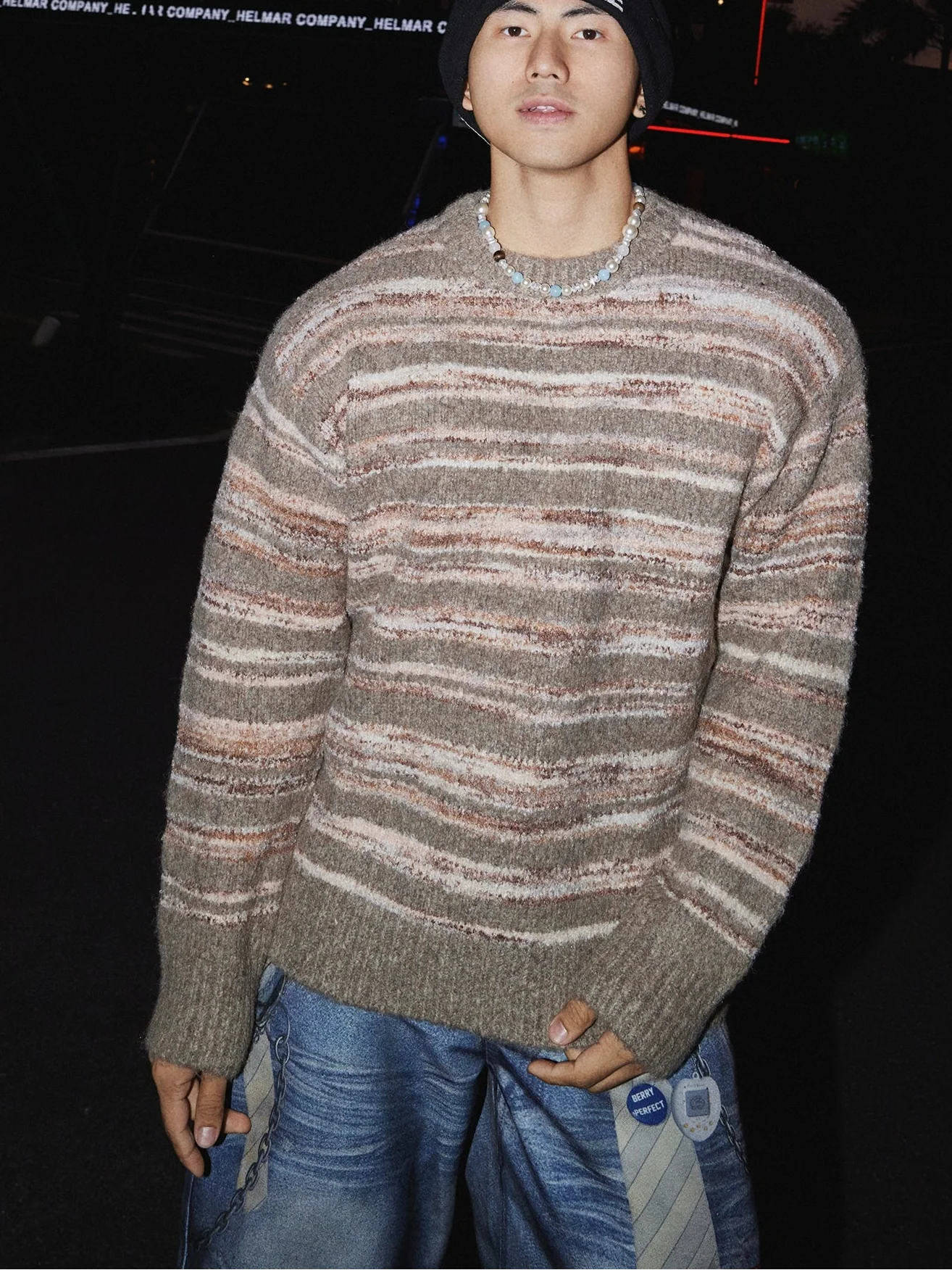 Desert Mirage Striped Sweater