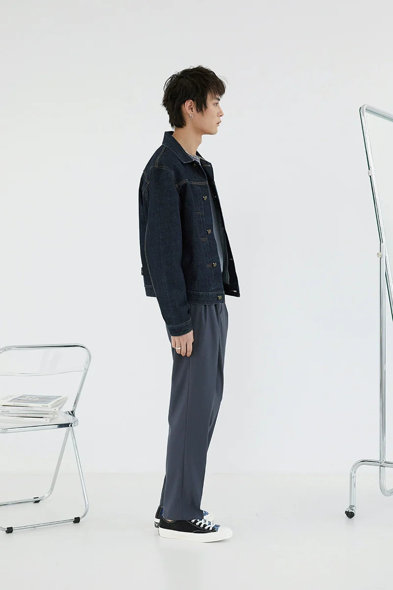 더블 플리츠 컴포트 드레스 팬츠