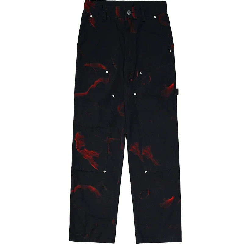 Fire-Washed Vintage Logger Pants - chiclara