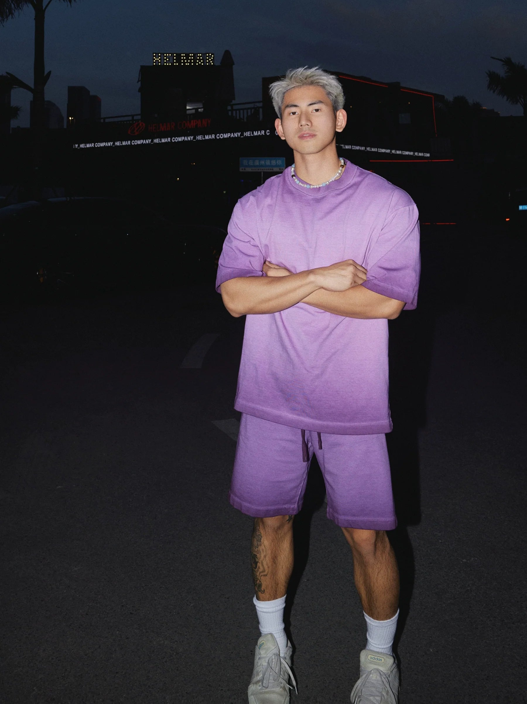 Ombre Oversized T-Shirt and Short Setup