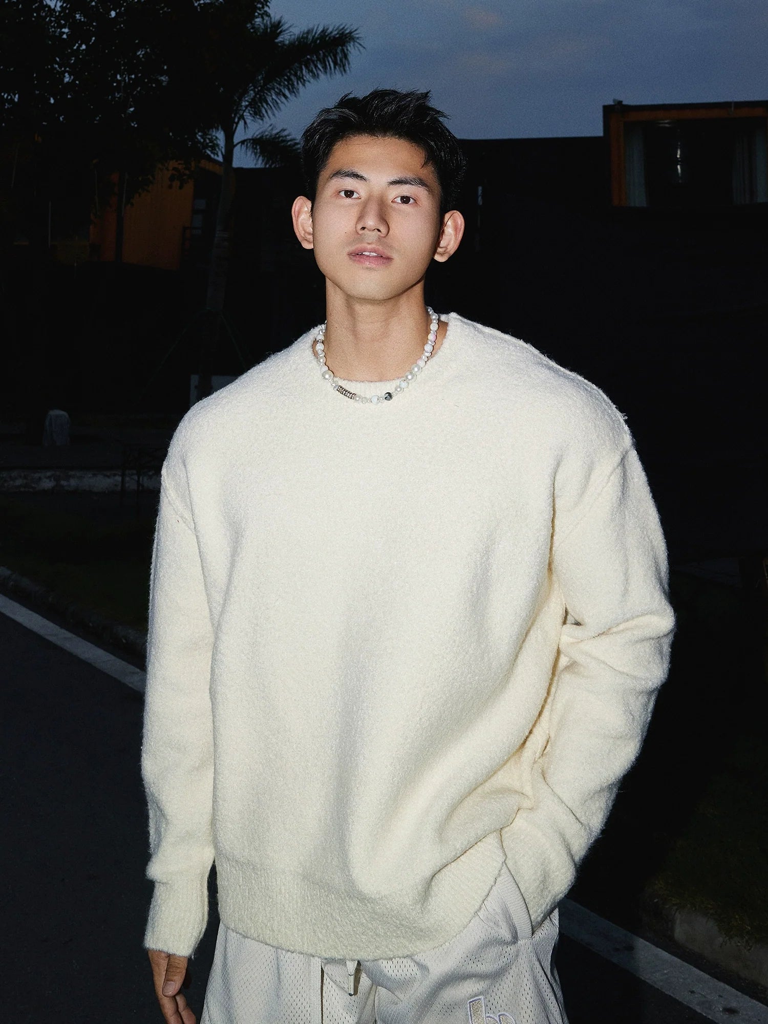 Textured Knit Sweater