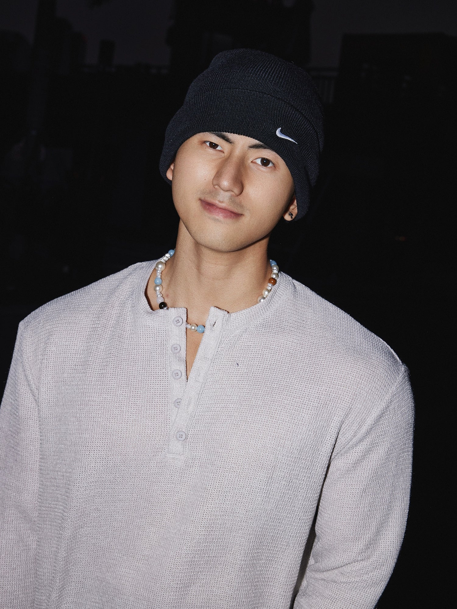 Frost Waffle Henley Long Sleeve