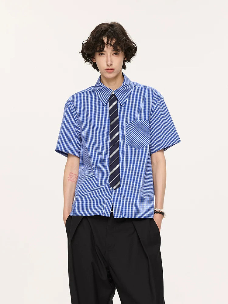 Preppy Short Sleeve Shirt