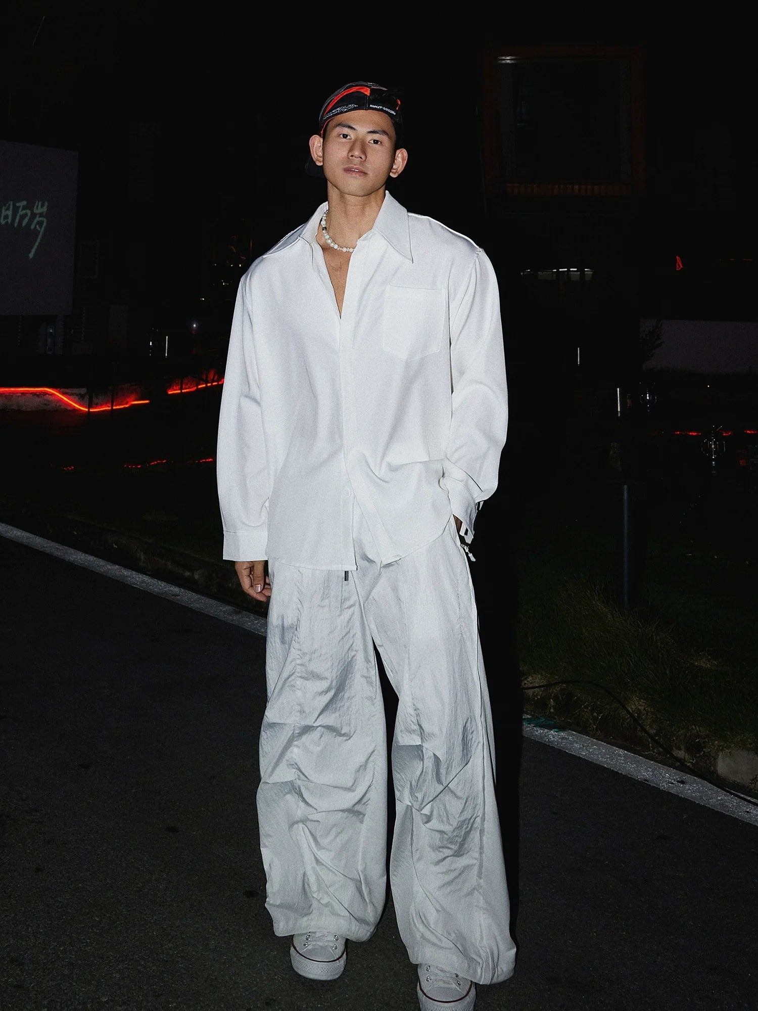 Classic White Oversized Dress Shirt