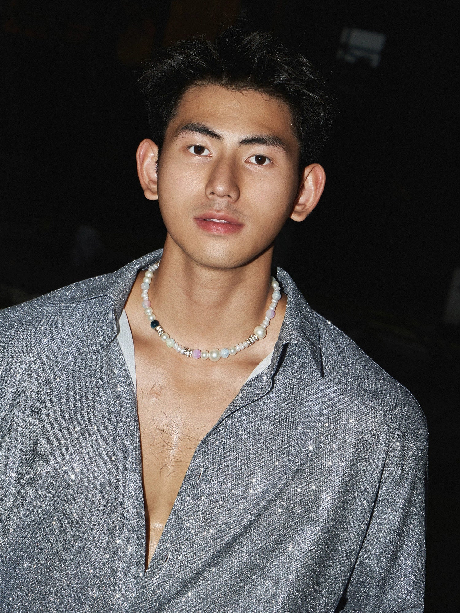 Soft Glow Polka Dot Shirt