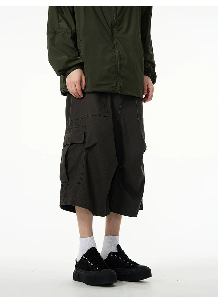 Wide-Leg Cargo Shorts and Pants