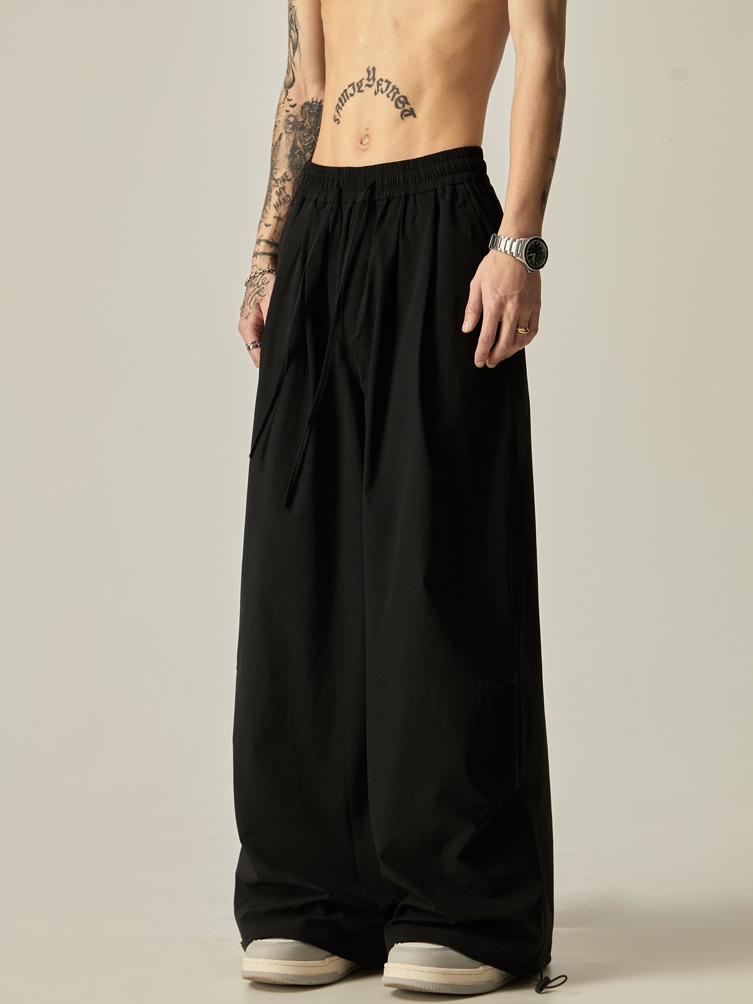 Sage Flowy Wide Leg Pants