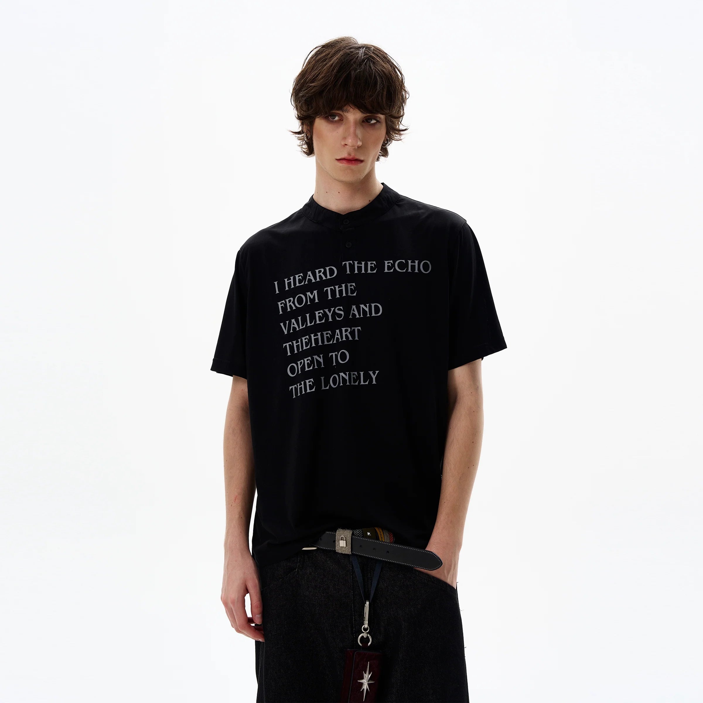 Echo Valley Quote Henley Shirt