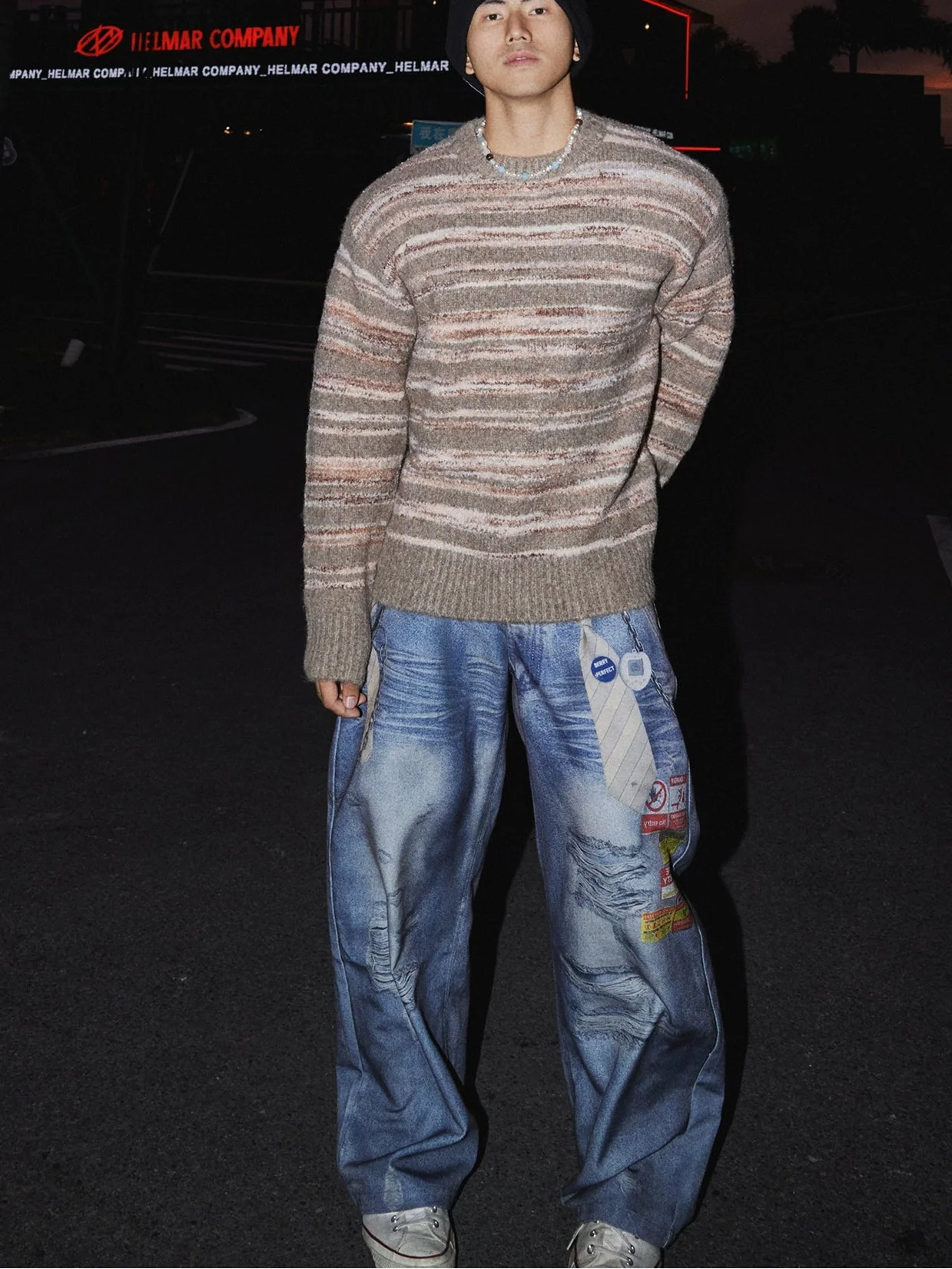 Desert Mirage Striped Sweater