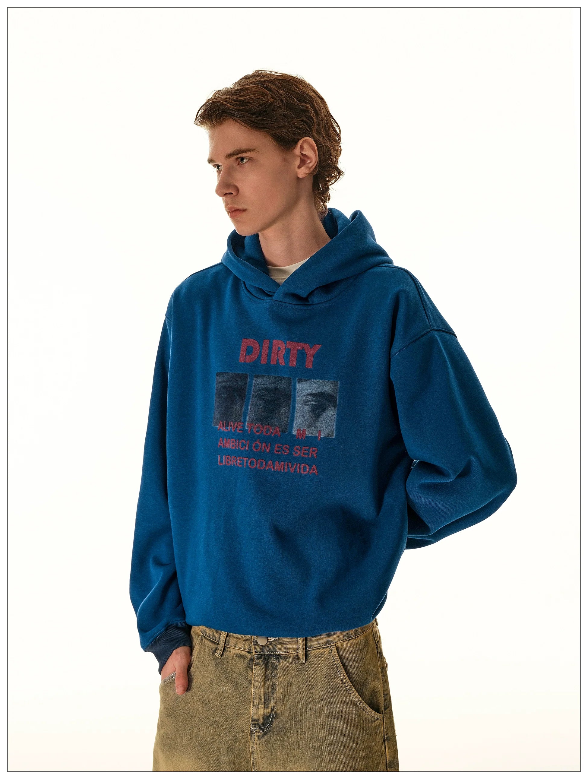 더티 앰비션 스트리트 아트 후드티