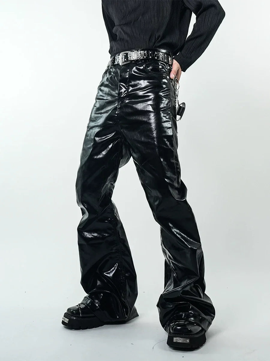 Obsidian Flux Vinyl Pants