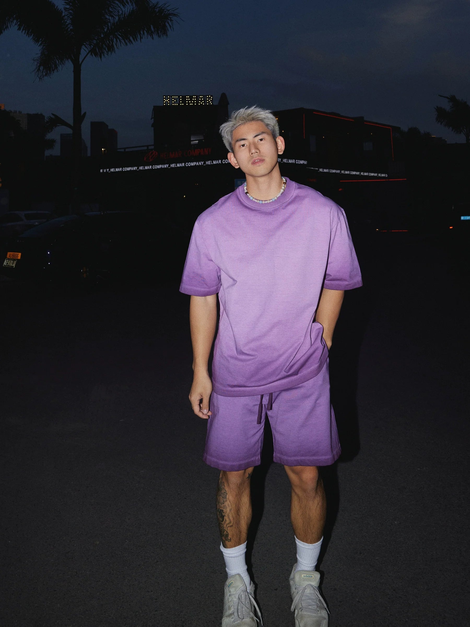 Ombre Oversized T-Shirt and Short Setup