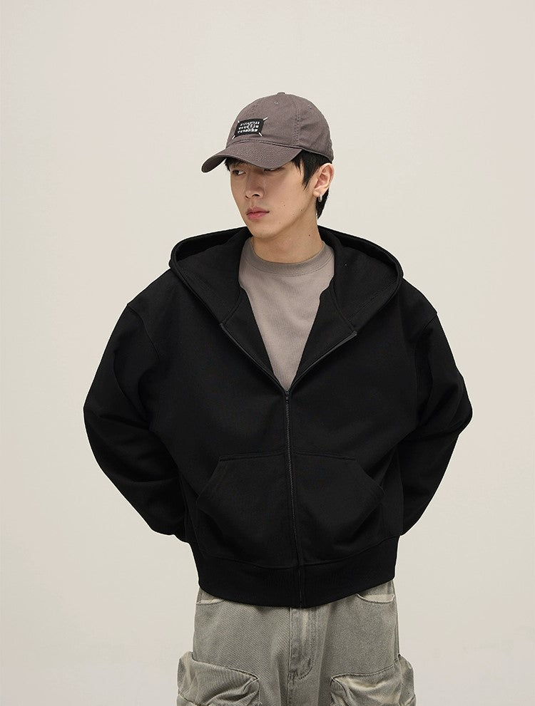 Ultimate Ease Oversized Zipper Hoodie - chiclara