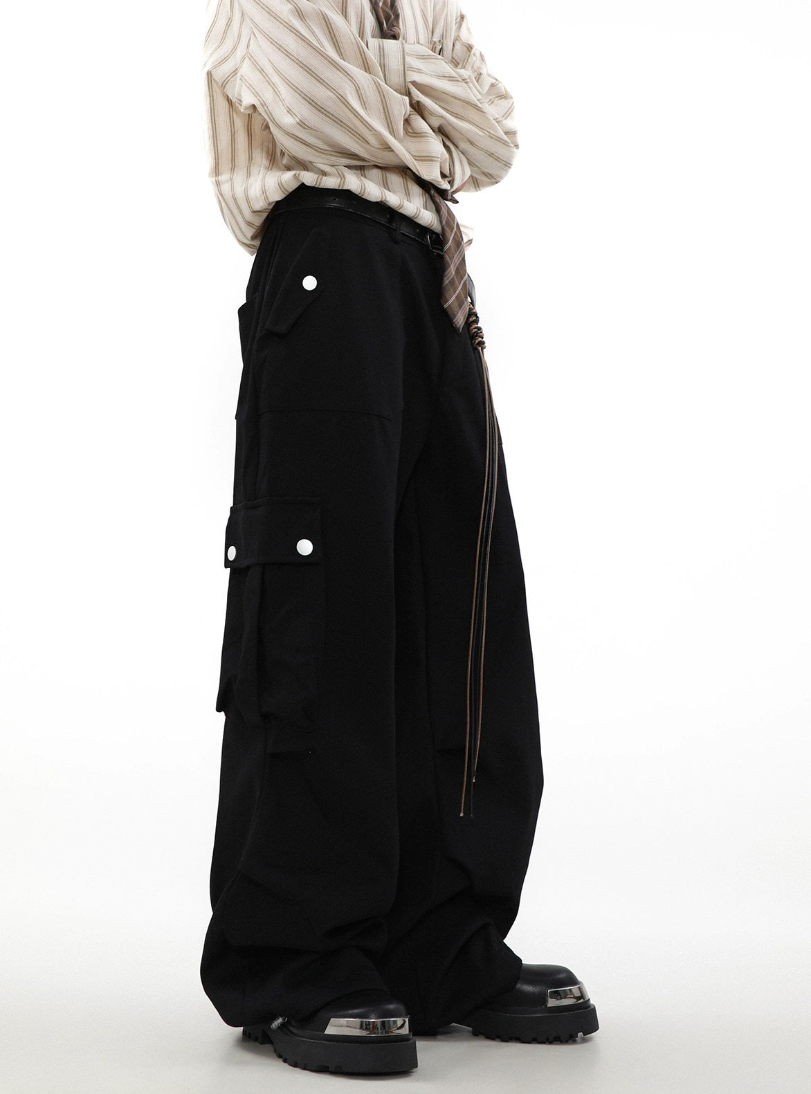 Utility Wide Work Pants - chiclara