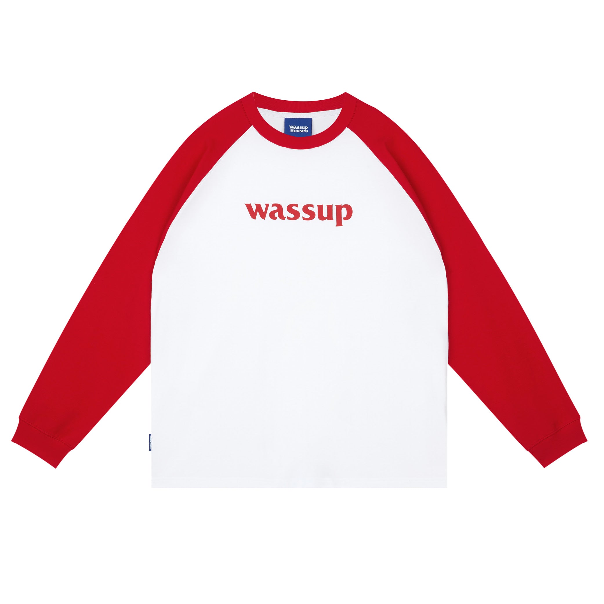 Essential Basic Logo Raglan Long Sleeved Tee - chiclara