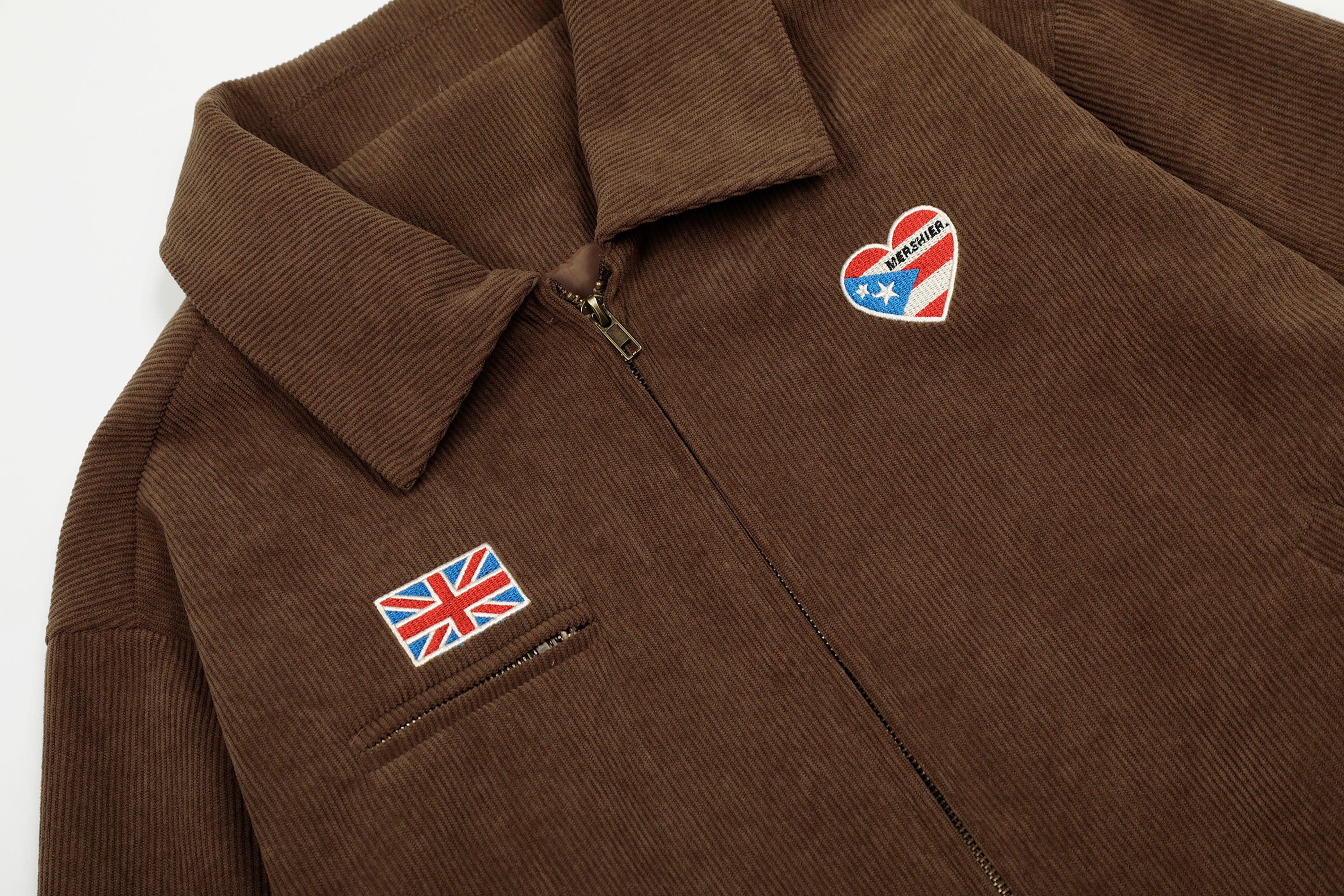 Heart Flag Patch Jacket