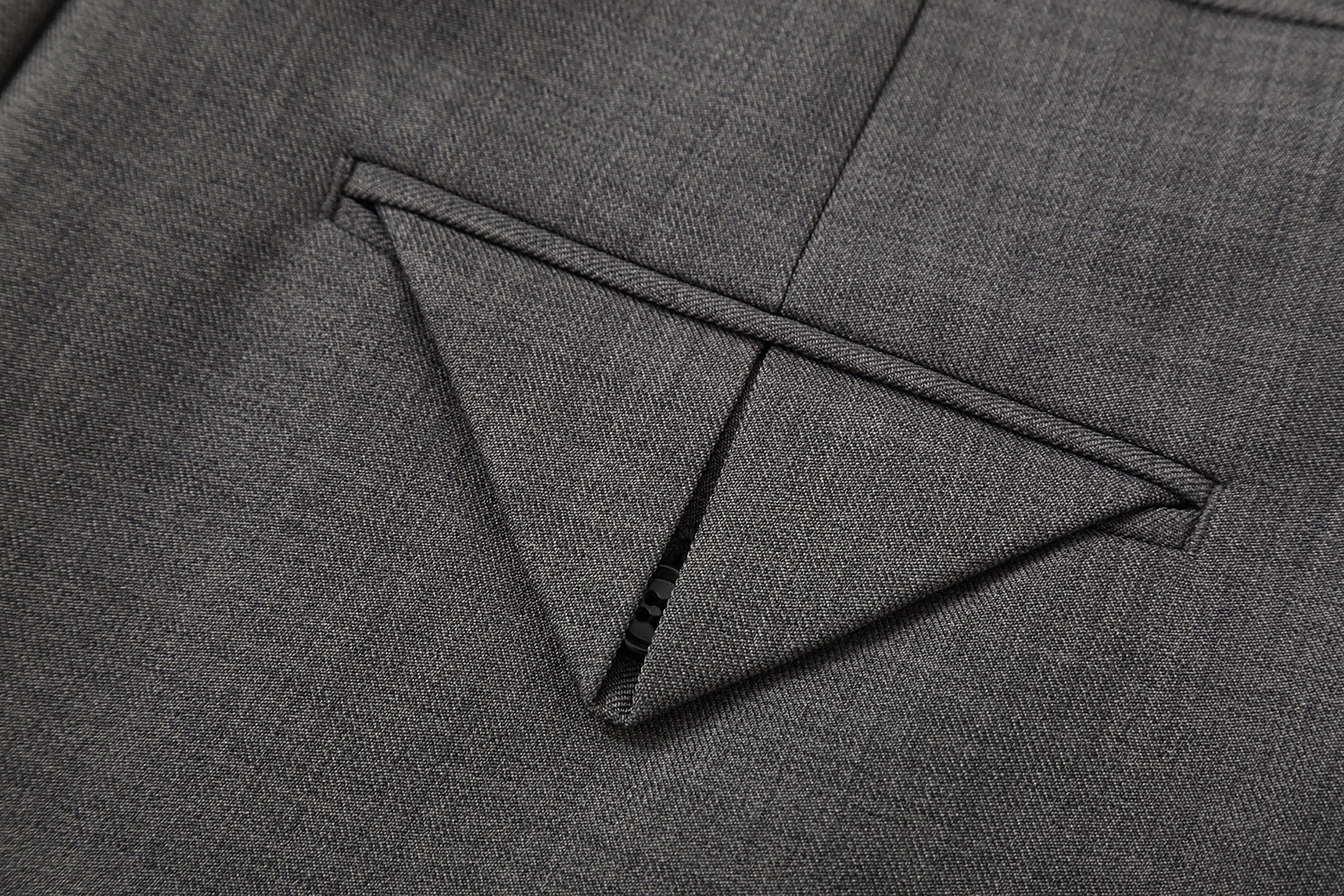 Ultra Wide-Leg Black Trousers